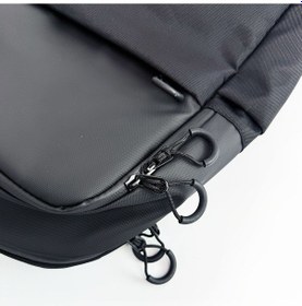Resim Lenyes Lb572 Creator Serisi Su Geçirmez Polyester Kumaş Şok Emici Katmanlı Sırt Çantası Siyah 