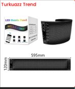 Resim Genel Markalar Pixel Led Panel Dijital Ekran Yazı ve Animasyon Eklenebilen Telefon Kontrollü Yapışkanlı 16*96 Led 