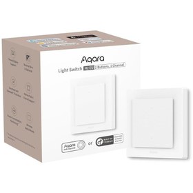 Resim Aqara Akıllı Işık Anahtarı H2 2 Tuş-1 Kanal WS-K07D (Apple Home Destekli) 