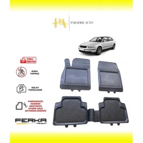 Resim Volkswagen Passat B5 1996-2000 Uyarlanabilir Universal Havuzlu Paspas 