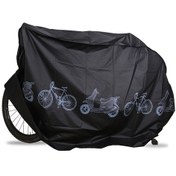 Resim Tenfowee Siyah Bisiklet & Elektrikli Motosiklet Koruması - Yağmur, Güneş Ve Toz Koruyucu Polyester Kapak Siyah 