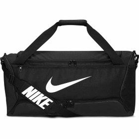Resim Nike Nk Brsla M Duff 9.5 60L Misc DH7710-010 Spor Çantası SİYAH-BEYAZ 
