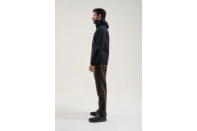 Resim Exuma 2311100 Erkek Siyah Yağmur Rüzgar Geçirmez Softshell Mont 