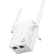 Resim Geeksen Repeater 300mbps Menzil Genişletici Duvara Monte Wifi Güçlendirici 