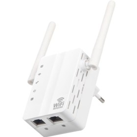 Resim Geeksen Repeater 300mbps Menzil Genişletici Duvara Monte Wifi Güçlendirici 