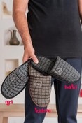 Resim StWenn 3'lü Paket Erkek Ev Terliği Çeyiz Bohça Seti Kışlık Terlik Ses Yapmaz Hafif Taban Karma Renk Erkek 
