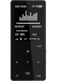 Resim Yaozixa Mahdi M320 Mini Bluetooth Mp3 Çalar - 1.8" Renkli Ekran, 8gb Dahili Hafıza, Fm Radyo, Ses Kaydı, Video Oynatıcı, Gümüş 