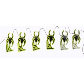 Resim TTT Örümcek Şekilli Asmalı Halloween Flama Banner Afiş 2 Metre 