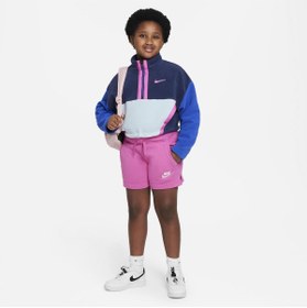 Resim Nike kız çocuk kısa polar sweatshırt oversıze crop (yetişkin s bedene uygun) 