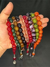 Resim Efe Boy Şak Şak Maskot Akrilik Tesbih 3 Adet Karışık Renk T-772 