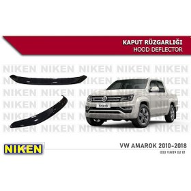 Resim Vw Amarok Kaput Rüzgarlığı Koruyucu 2010 - 2018 