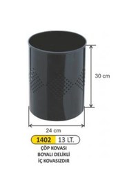 Resim Ofis Çöp Kovası Boyalı Delikli 13 Lt 