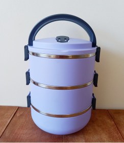 Resim BERMİRA Home Collection Freshbox 3 Katlı Sızdırmaz Yemek Termosu Sefer Tası 