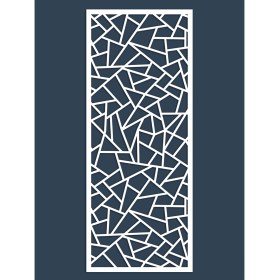 Resim Liar Ahşap Seperatör (Paravan) - KSP-205 - (10 mm) - (69 cm x 139 cm) - (Beyaz) 