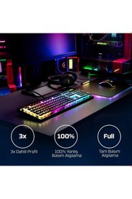 Resim HyperX Alloy Elite 2 HKBE2X-1X-UK/G Red Switch Kablolu Mekanik Oyuncu Klavyesi Outlet 
