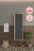 Resim BALNEOM Banyo Gül 120 Cm %100 Mdf Banyo Boy Dolabı 