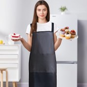 Resim PVC Önlük, Mutfak Önlüğü - Üniseks, Hafif, Hızlı Kuruyan, Yemek Pişirme, Bulaşık Yıkama, Araba Yıkama, Kasaplık için Çok Yönlü - Non-Tekstil, Suni Deri, Esnek ve Dayanıklı H-Şekilli Askılı Yumuşak TPU Malzeme 