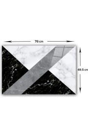 Resim Decorita Cam Ocak Arkası Koruyucu | Hibrit Mermer | 