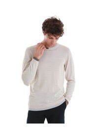 Resim Hatemoğlu Bej Regular Fit Düz Bisiklet Yaka Yünlü Triko Kazak 34122023a001 006 Bej 