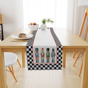 Resim Evmila Yeni Yıl Desenli Runner Modeli - 40x140 cm 