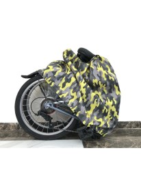 Resim Deeb Katlanır Bisiklet Saklama Kılıfı Gri Sarı 