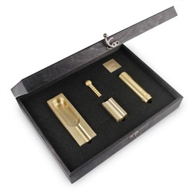 Resim Patron Limited Edition Aksesuarlı Döküm Prinç Dövme Puro Seti 