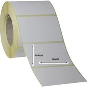 Resim ECZANE ETİKETİ TERMAL ETİKET 40X58 10 ADET RULO 5000 ETİKET Dehabarkod