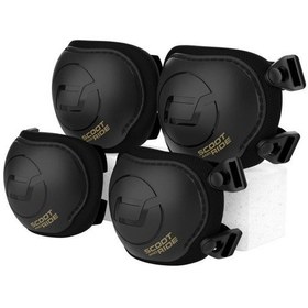 Resim Scoot And Ride S-m Dizlik Ve Dirseklik Scooter Koruyucu Set Black&gold 230926-00164 