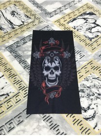 Resim Olympus plus SİYAH SKELETON İSKELET Tasarımlı Motorcu Buff Maske Outdoor Boyunluk Unisex Bandana 