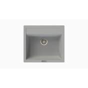 Resim Polex Cristal Lux Granit Eviye Real Stone P08 Gri 
