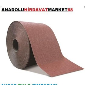 Resim 80 Kum Rulo Zımpara Ahşap Metal Zımparası Kalın Diş 1 Metre 