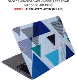 Resim Mcstorey Macbook Air M1 Kılıf 13inç A1932 A2179 A2337 Ile Uyumlu Tangram01nl 