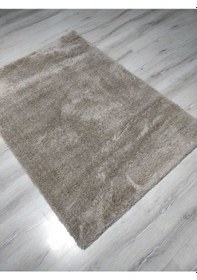 Resim Yamalı Home Loft Bej Yumuşak Dokulu Halı 80X140 Cm 