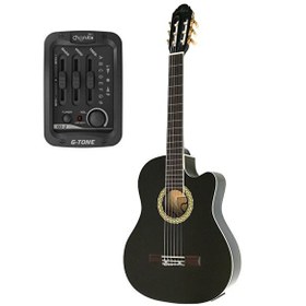 Resim Almira MG917CE-BK Siyah Elektro Klasik Gitar 