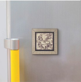 Resim Hollanda Deseni Baskılı Mdf Magnet 7x7 173 