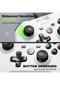 Resim Voyee Yükseltilmiş Joystick Kablolu Oyun Kolu 