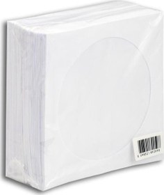 Resim CD&DVD Zarfı Beyaz 80gr 500'lü Paket Pencereli 