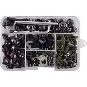 Resim Collectibles Motosiklet Kaplama Cıvata Takımı, 177 Adet M5 M6 Motosiklet Ön Cam Vidaları Bağlantı Elemanları Kaplama Cıvataları Somun Klipsleri Takımı Aksesuarları (Yurt Dışından) 