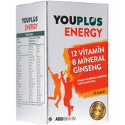 Resim YouPlus Energy Vitamin Mineral Kompleksi 30 Tablet 