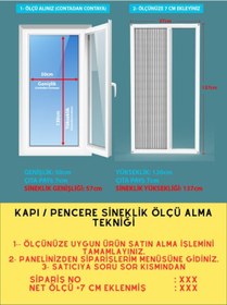 Resim Plise Pileli Akordiyon Duble Kapı Pencere Sineklik 240x240 