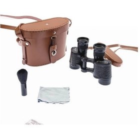 Resim Baigish 6x24 Orjinal Deri Çantalı Subay Dürbünü Su Geçirmez Artıkıl Özellikli- Rus Malı 1000m/86m Açık Sarı 