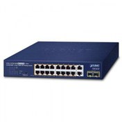 Resim Planet PL-GSD-2022P 16 Port Gigabit PoE+ 2 Port SFP 2 Port Gigabit PoE Switch 