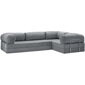 Resim Legom Modüler Koltuk Takımı L Koltuk Sünger Yatak Kanepe Antrasit 