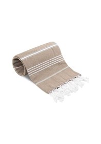 Resim Summer Wind Soft %100 Pamuk Peştemal 100x180 Cm Kahve Renkli 