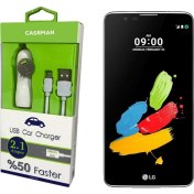 Resim Case Man LG Stylus 2 Araç Şarj Cihazı Adaptör + Data Kablosu Hızlı Şarj Özellikli 