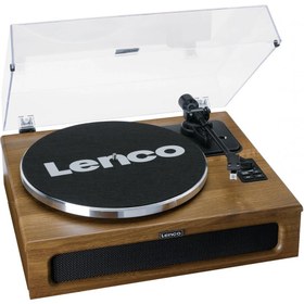 Resim Lenco LS-410WA Ahşap Dahili Hoparlörlü Bluetooth Pikap 