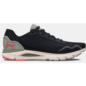 Resim Under Armour Erkek UA HOVR Sonic 6 Koşu Ayakkabısı 3026121-005 Siyah - Yeşil 