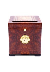 Resim Cohiba İspanyol Sedir Humidor Puro Kutusu Ceviz 60s 