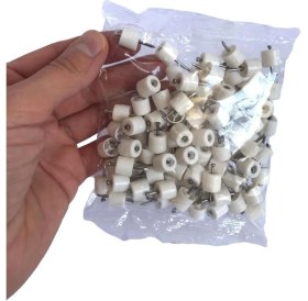 Resim Çivili Raf Pimi Duvar Dolap Mobilya Pimi Sert Plastik Raf Tutucu Beyaz 100 Adet Tekli (1 Paket) 