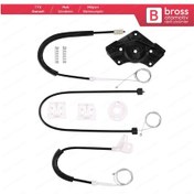Resim Skoda Octavia MK1 2001-2010 İçin Ön Sol Cam Kriko Seti Kapaklı 